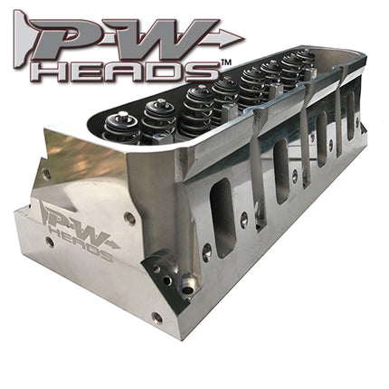 63240A PWHEADS LS3 STYLE 248CC ALUMINUM CYLINDER HEADS PAIR (COMPLETE) FITS CHEVROLET LS1/LS2/LS6 LSX 3.90" BORE ENGINES.