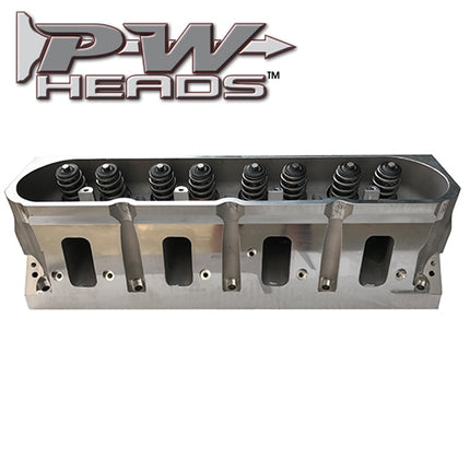 63240A PWHEADS LS3 STYLE 248CC ALUMINUM CYLINDER HEADS PAIR (COMPLETE) FITS CHEVROLET LS1/LS2/LS6 LSX 3.90" BORE ENGINES.